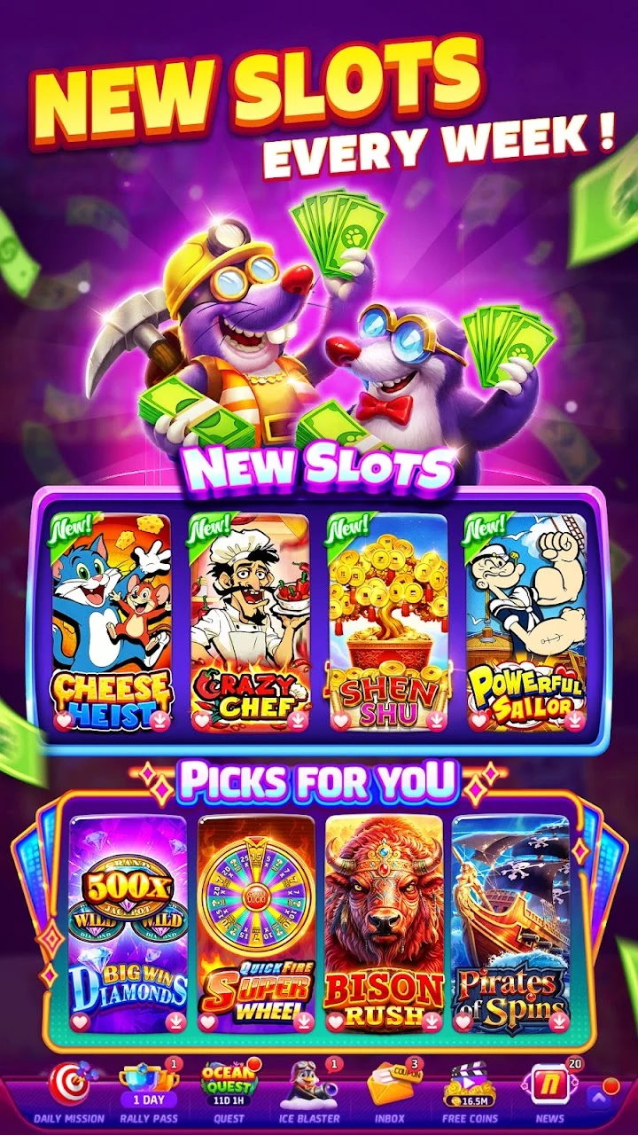 Jackpot Lightning official store screenshot presenting its casino slot games